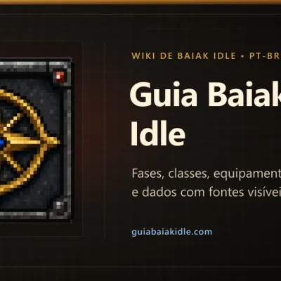 Guia Baiak Idle: Build Planner e próxima Fase