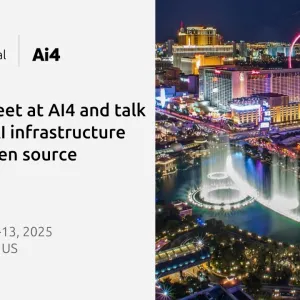 Let’s meet at AI4 and talk about AI infrastructure with open source