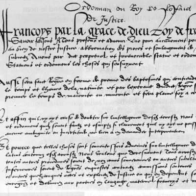 Ordonnance de Villers-Cotterêts — Wikipédia