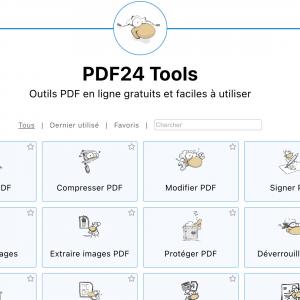Pdf24. Un site complet pour éditer et convertir un fichier PDF
