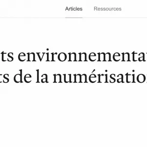 Les effets environnementaux indirects de la numérisation | Gauthier Roussilhe