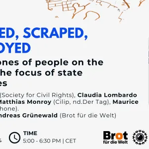 Webinar: “Tracked, scraped, destroyed: smartphones of people on the move in the focus of state authorities”