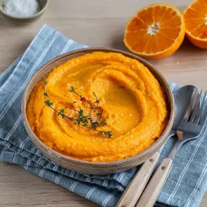 Purée Douce Carottes Haricots Blancs Et Orange | Recette Facile