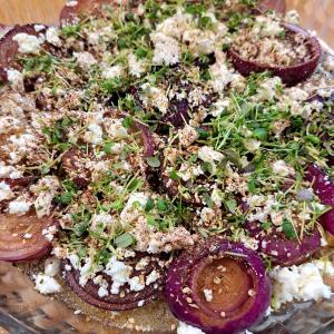 Tatin oignons rouges