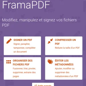 FramaPDF : modifiez, manipulez, signez vos PDF simplement
