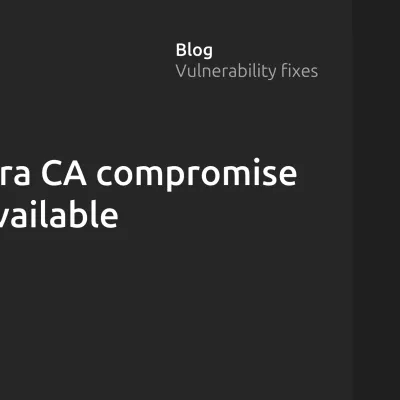 eMudhra CA compromise fixes available