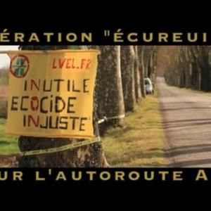 Opération "écureuils" sur l'autoroute A69 (2023-03-30)