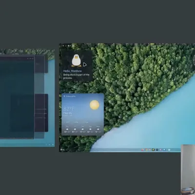 Miracle-wm v0.11 gains a fancy new overview mode