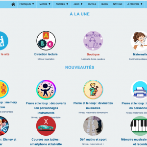 La classe de Florent. Des jeux gratuits de la maternelle au cm2. (Site de prof)