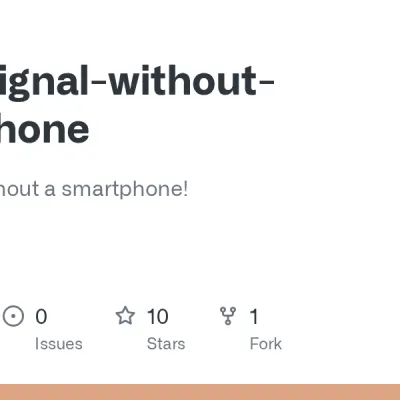Signal-without-smartphone