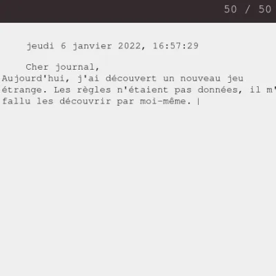 Cher journal, by dunin