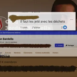 Une plainte pour racisme déposée contre 79 membres du groupe Facebook « Jordan Bardella »