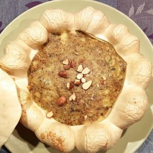 Pâtisson Farci aux Noisettes et à la Fourme d'Ambert