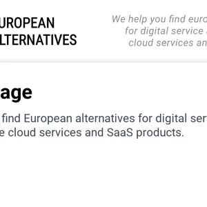 European Alternatives : alternatives européennes à Google, AWS, Gmail, Slack, Dropbox…