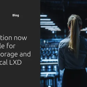 Native integration now available for Pure Storage and Canonical LXD