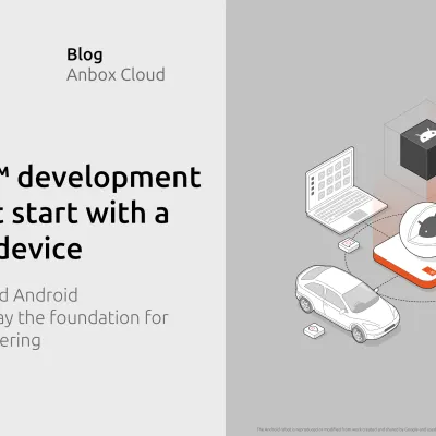 Android™ development shouldn’t start with a physical device