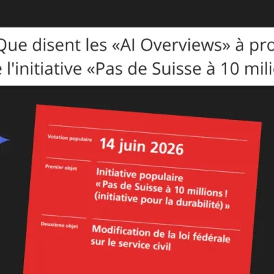 Suisse à 10 millions: ce que disent les aperçus IA de Google et Bing sur l’initiative - AlgorithmWatch CH