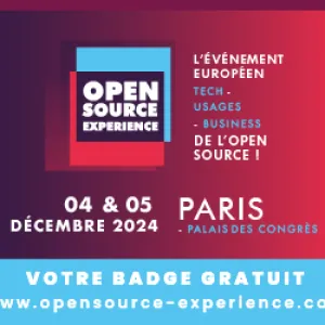 L'April présente avec un stand au salon Open Source Experience les 4 et 5 décembre 2024 à Paris (17e)