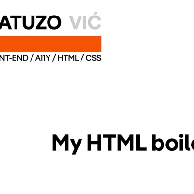 My HTML boilerplate in 2026 - Manuel Matuzović