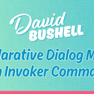 Declarative Dialog Menu with Invoker Commands