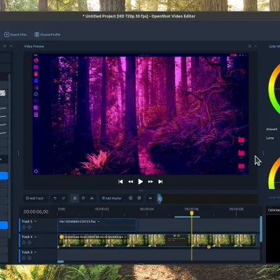 OpenShot video editor is now available as a snap