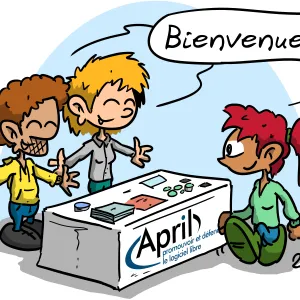 L'April présente avec un stand au Capitole du Libre - 14 et 15 novembre 2025 à Toulouse