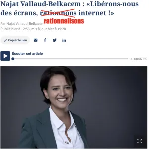 Trois gigas par semaine. Oh Najat, y’a pas moyen Najat. – affordance.info
