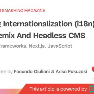 Getting Internationalization (i18n) Right With Remix And Headless CMS