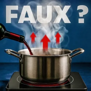 L’alcool s’évapore-t-il vraiment à la cuisson ?