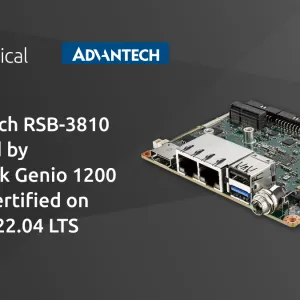Advantech RSB-3810, a new Single Board Computer powered by MediaTek Genio 1200, is now certified on Ubuntu 22.04 LTS