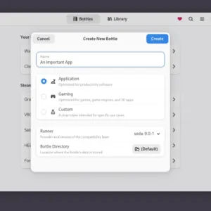 Application open source du mois : Bottles 52 simplifie l’exécution de logiciels Windows sous Linux