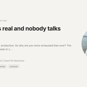 AI fatigue is real and nobody talks about it · Siddhant Khare