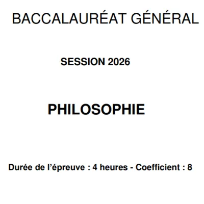 Sujets du baccalauréat général 2026 pour la zone Amérique du Nord