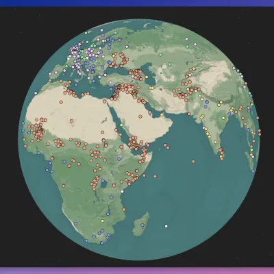 Globe of History. Une mappemonde interactive pour explorer 6 000 ans d’Histoire