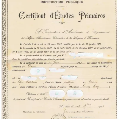 Le certificat d’études primaires : 20 août 1866 vs 25 août 2026