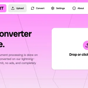 Vert. Une boîte à outils gratuite pour convertir (presque) tous vos fichiers