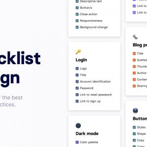Checklist Design - A collection of the best design practices.