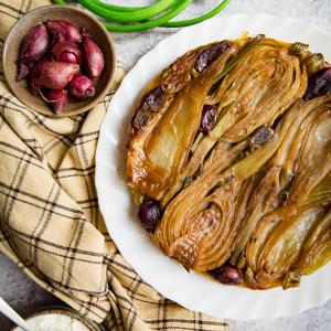 Tatin au fenouil caramélisé - Tarte salée