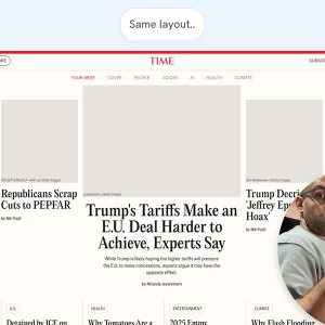 Better CSS layouts: Time.com Hero Section