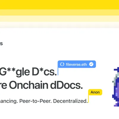 dDocs | Privacy-enhancing Alternative to Google Docs