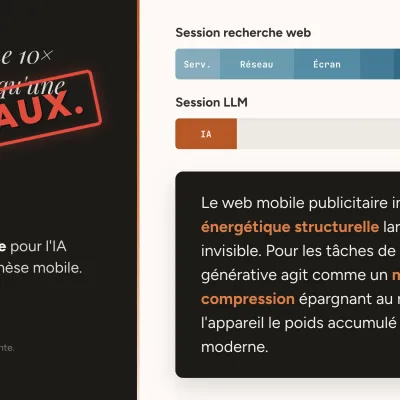 The Thermodynamic Efficiency Inversion