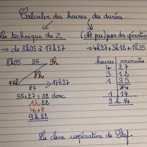 Calculer des heures et des durées : deux outils simples et efficaces