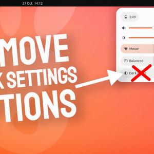 Want to Hide Buttons in GNOME’s Quick Settings Menu? Use This