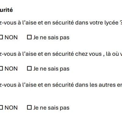 Questionnaire VSS : la concertation rattrape la précipitation du ministère