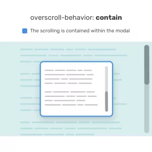 Prevent Scroll Chaining With Overscroll Behavior