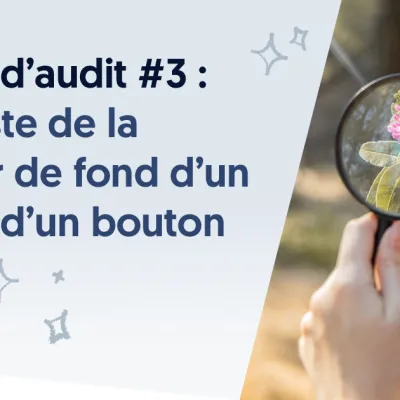 Brèves d’audit #3 : contraste de la couleur de fond d’un lien ou d’un bouton