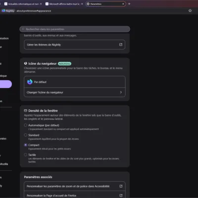 ☕️ Firefox active sa nouvelle interface Nova par défaut dans le canal Nightly