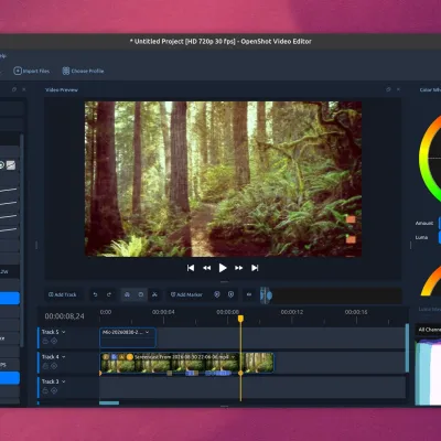 OpenShot 4.0 adds colour grading, recording dock and Qt 6 support