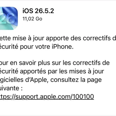 ☕️ Apple corrige 32 failles de sécurité avec iOS 25.6.2