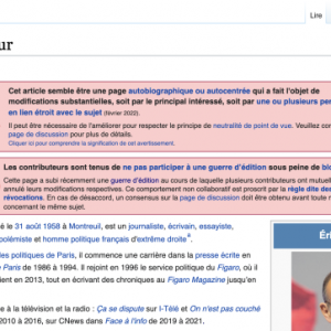 WikiZedia : Des guerres d'édition aux guerres d'opinion.